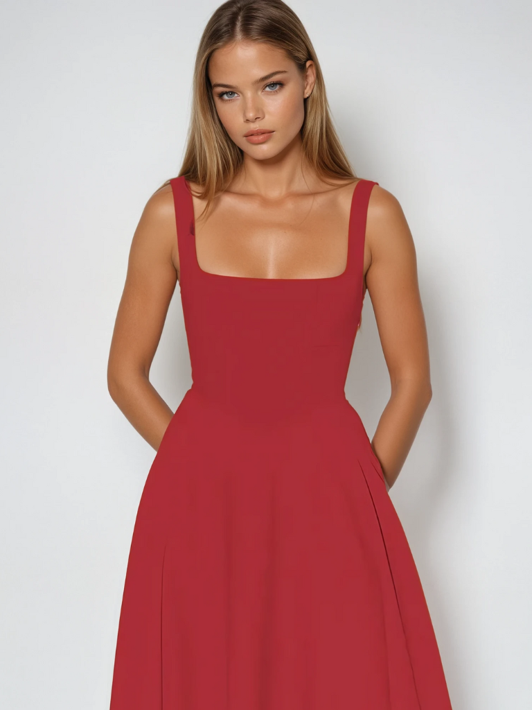 VESTIDO ESCARLATA GRES