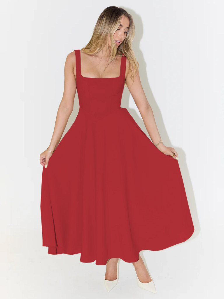 VESTIDO ESCARLATA GRES